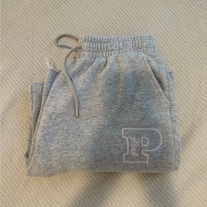 Small PINK wide leg sweats